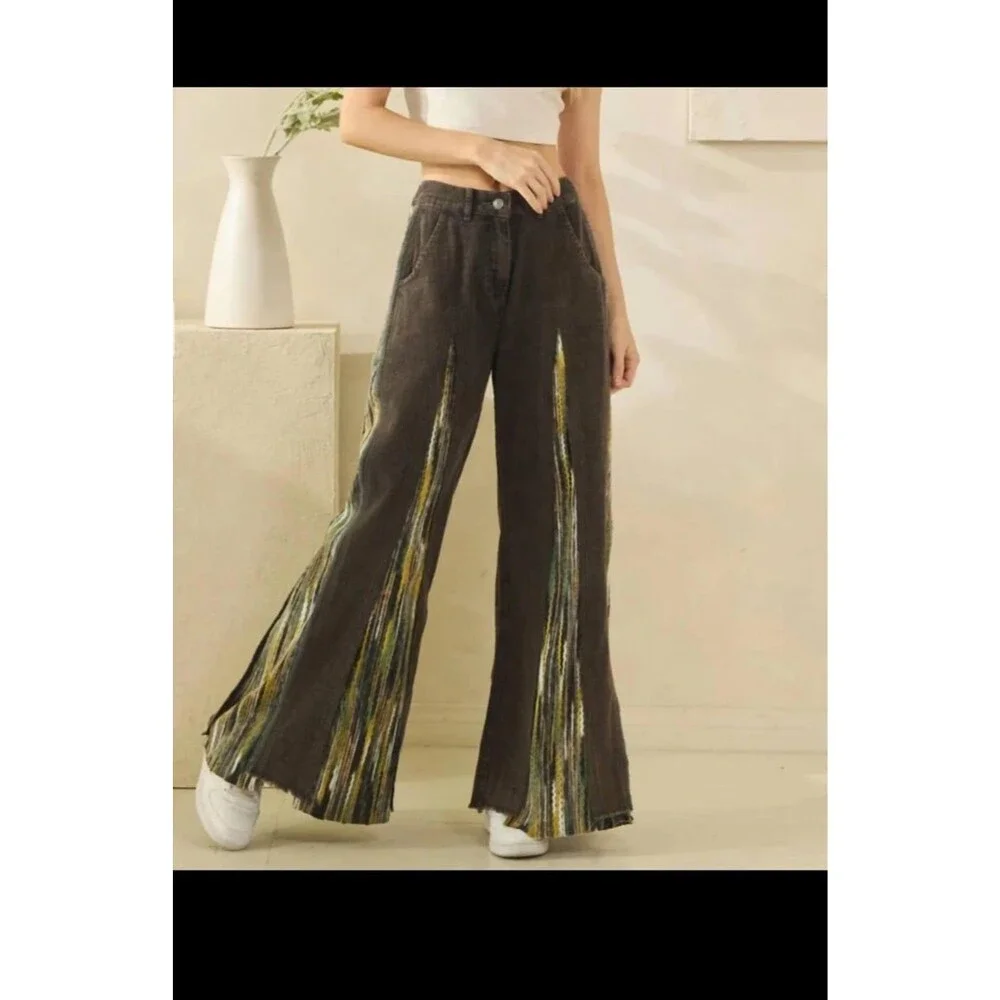 OLI & HALI pants FLARES FLARE PANTS CORDS flare jeans corduroy bohemian pants MD